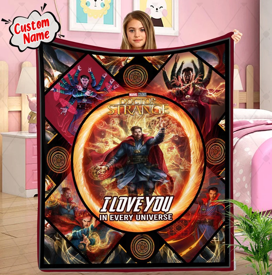 Personalized Docter Stranger 2022 Quilt Blanket Doctor Strange In The Multiverse Of Madness Custom Quilt